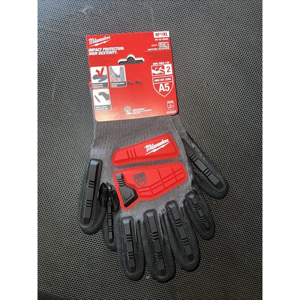 Milwaukee  48-22-8782 Impact Cut Level 5 Goatskin Leather Gloves - XL